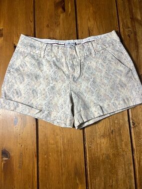 Dear John Hampton Comfort shorts in Beige Patterned Tailored  stretch